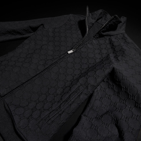 Jacke aus GG Jerseyjacquard mit Reißverschluss