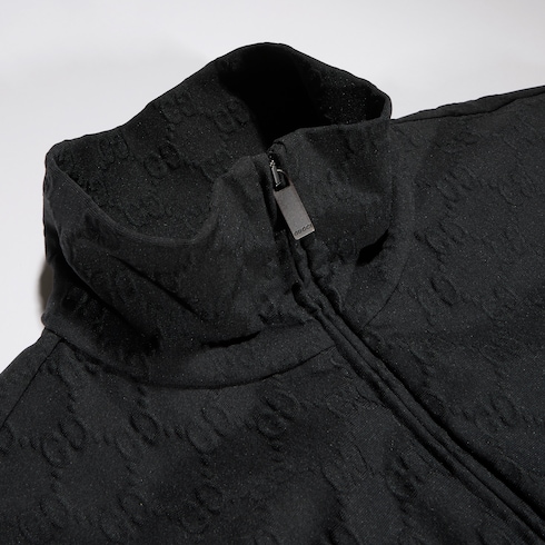 Veste zippée en jersey jacquard GG