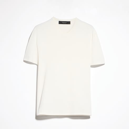 T-Shirt aus technischem Strickgewebe