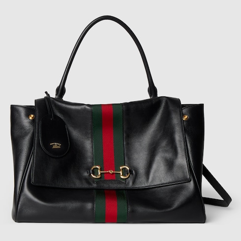 GUCCI パパラッツォ ラージ トップハンドルバッグ