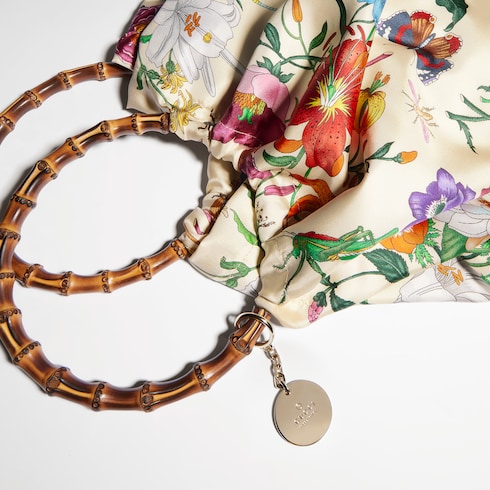 Maxi bolso tote de seda con asa de 'Bamboo'