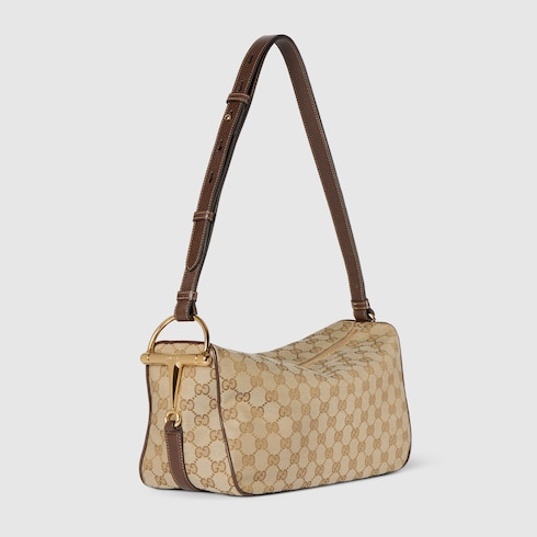 Mittelgroße Gucci Half Horsebit Schultertasche