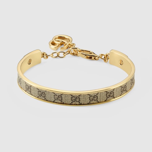 GUCCI ダブルG チャーム付きバングル ブレスレット