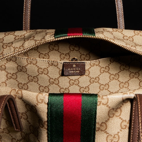 Medium boston bag with Web