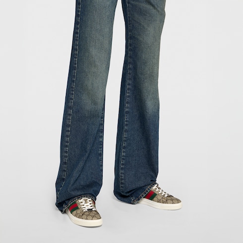 Женские кроссовки Gucci Ace с Web