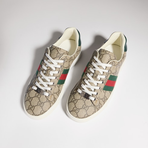 Gucci Ace系列饰织带女士运动鞋
