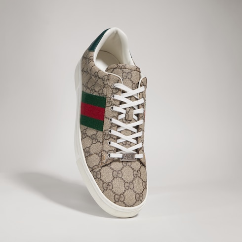 Tenis Gucci Ace con tribanda Web para hombre