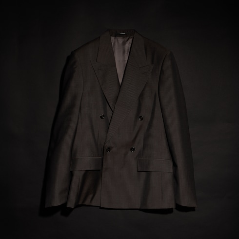 Pinstripe wool mohair jacket