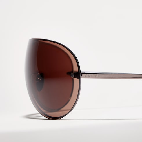 Lunettes de soleil à monture masque