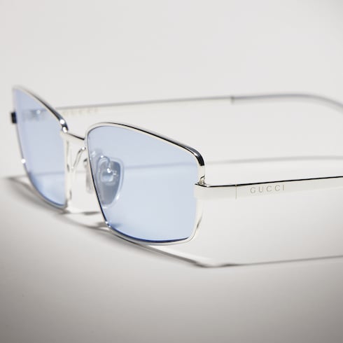 Rectangular frame sunglasses