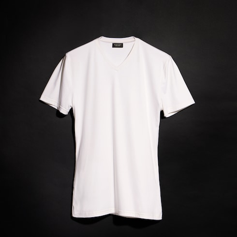 Camiseta de punto de rayón suave