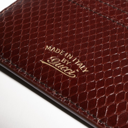 Lira python card case