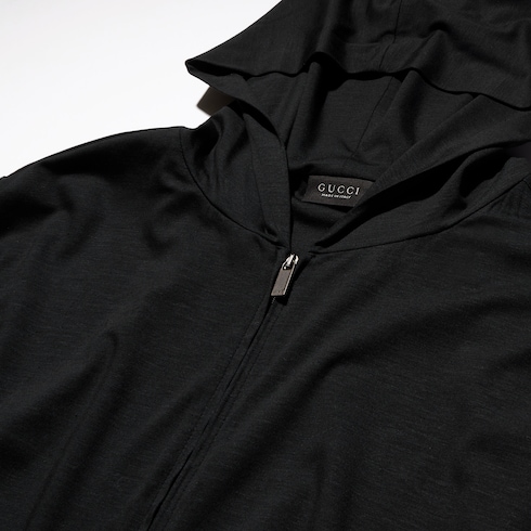 Soft rayon jersey zip jacket