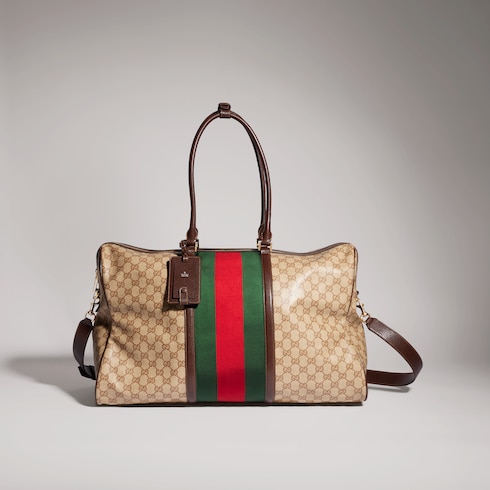 Medium GG duffle bag with Web