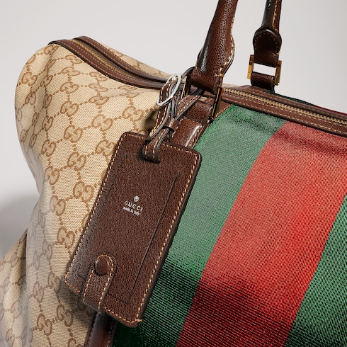 Medium GG duffle bag with Web