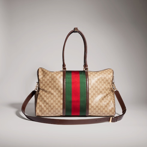 Bolsa de viaje GG mediana con tribanda Web