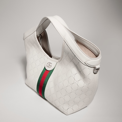 Borsa shopping Gucci Giglio misura piccola