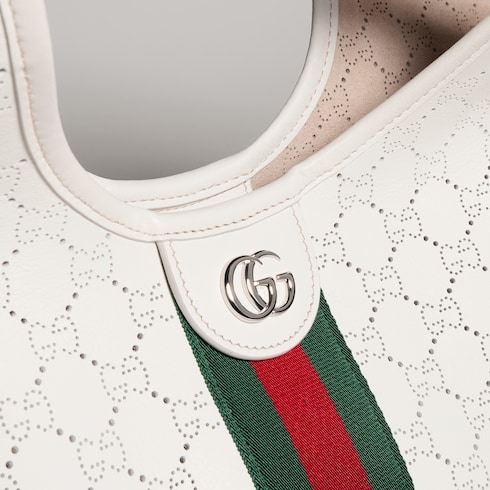 Borsa shopping Gucci Giglio misura piccola