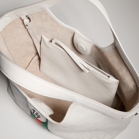 Borsa shopping Gucci Giglio misura piccola