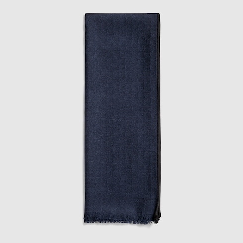 GG wool silk jacquard stole