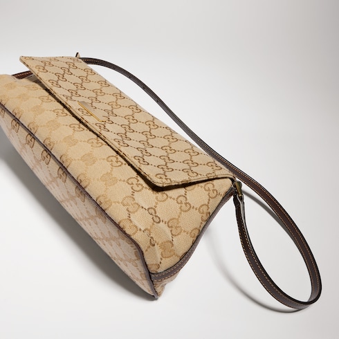 حقيبة كتف متوسطة الحجم مع لوحة Gucci