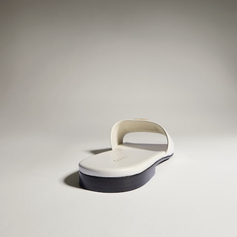 여성 더블 G 슬라이드 샌들