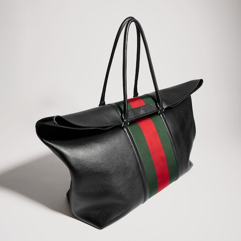 Bolsa de viaje mediana con tribanda Web