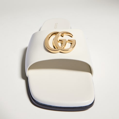 여성 더블 G 슬라이드 샌들