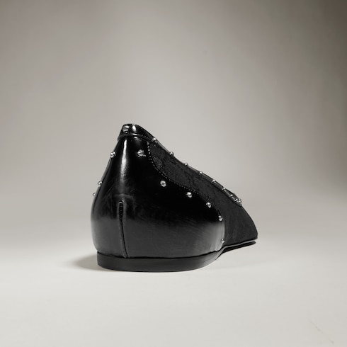 Men's point-toe studded loafer