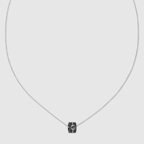 GUCCI インターロッキング 18cm グッチ インターロッキング〕18K ペンダント ネックレス ・18K