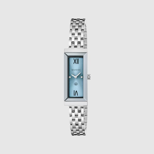 G-Frame watch, 14x34mm in steel | GUCCI® US