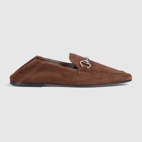 Women's Jordaan Soft loafer in dark brown suede | GUCCI® INT