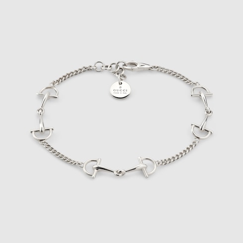 Gucci Staffa chain bracelet in 925 sterling silver | GUCCI® US