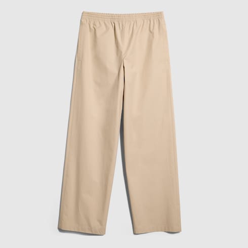 Pantalon en popeline de coton