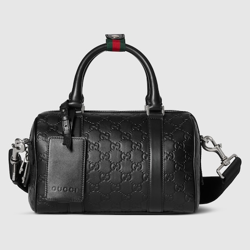 Bolso de lona pequeño GG Emblem