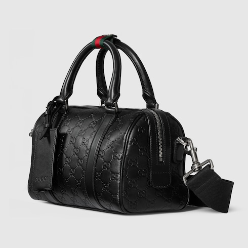 Bolso de lona pequeño GG Emblem