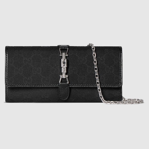 〔グッチ Jackie〕チェーン付きウォレット