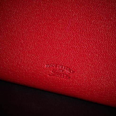 Brieftasche mit Rundumreißverschluss und Bambus-Detail