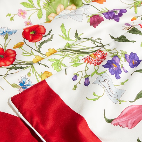 Bedrucktes Cape-Kleid aus Baumwollfrottee