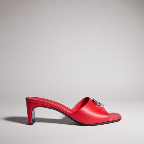 Women's slide sandal with Double G