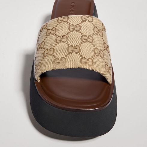 Sandalo slider donna con suola spessa
