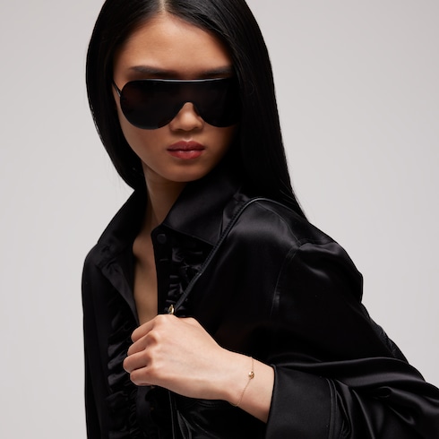 سوار Gucci Interlocking على شكل سلسلة عيار 18 قيراطاً