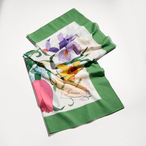 Printed cotton muslin pareo