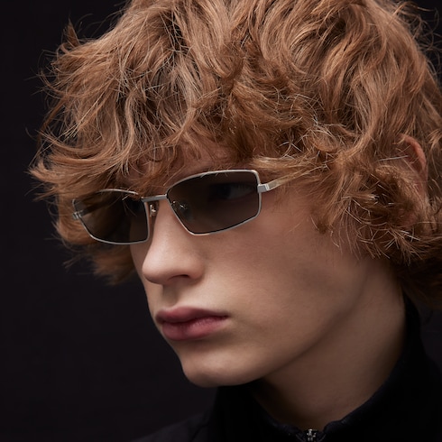 Rectangular frame sunglasses