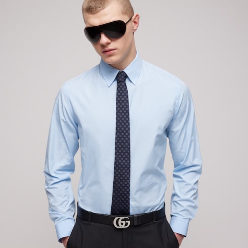 Cravatta in jacquard di seta GG