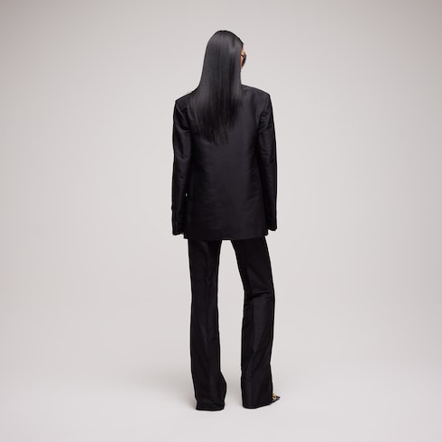 Jacke aus Feinem Seidenfaille