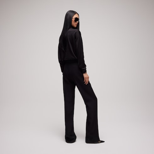 Pantalon en mélange de lin