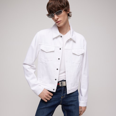 Chaqueta de algodón denim