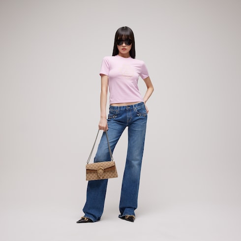 Cotton jersey T-shirt with print