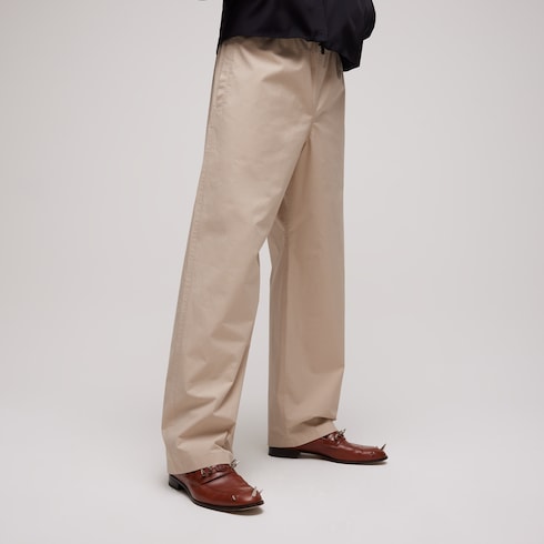 Pantalone in popeline di cotone